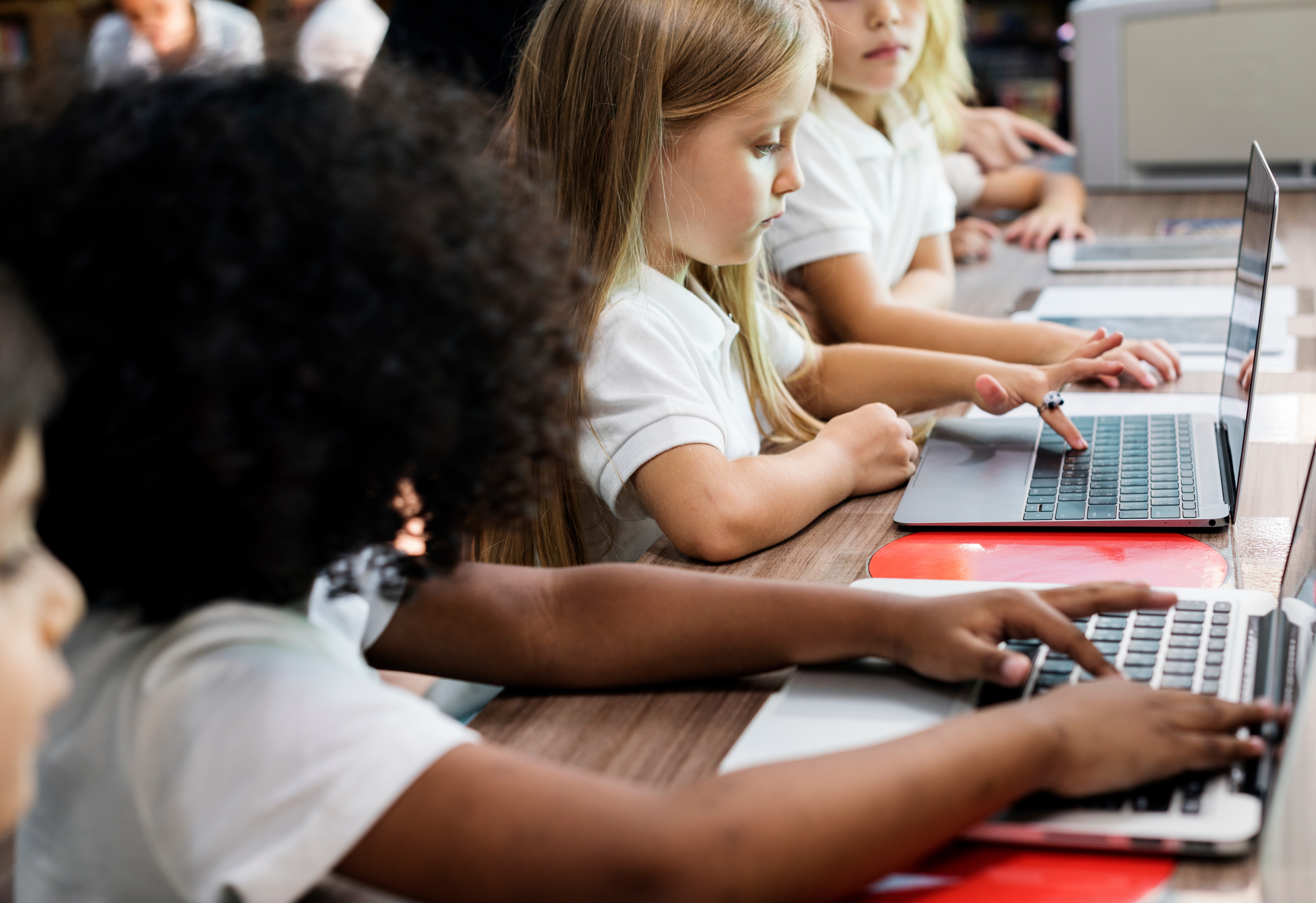 Freelancer teaching in classroom